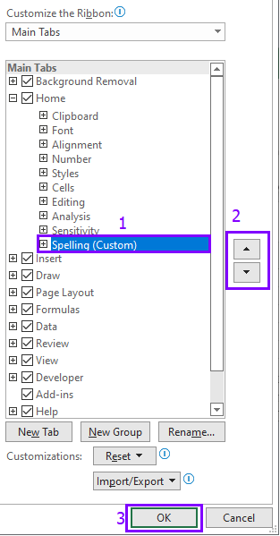 Perfect Guide To Customize Excel Ribbon (10 Image) - Wikitekkee