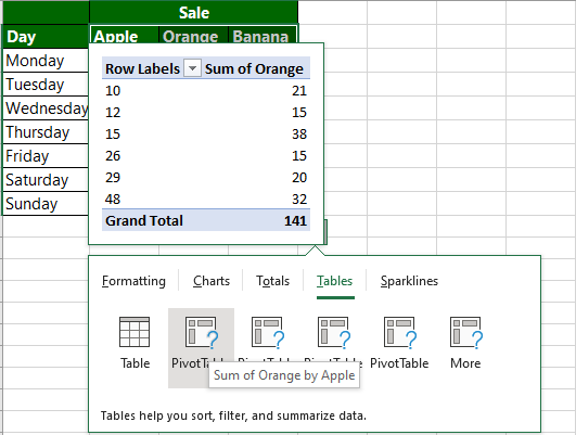 How to Perform Quick Analysis in Excel (10 Examples) - wikitekkee