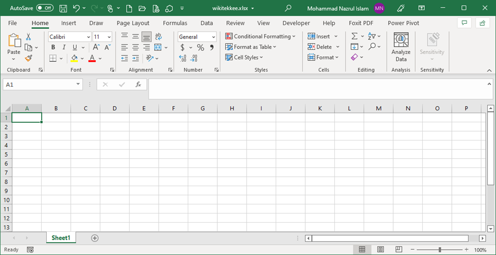 Master the Excel Window Parts in 1 post - wikitekkee