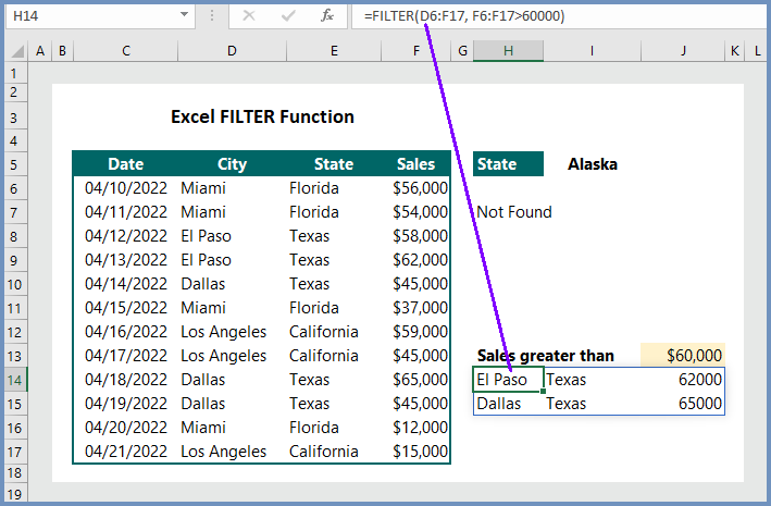 Excel Filter Function 5 Examples Wikitekkee 4757