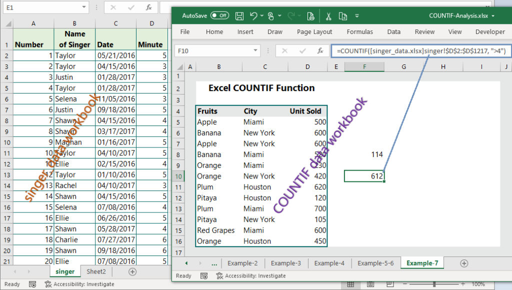 Excel Countif Function 10 Examples Wikitekkee 4644
