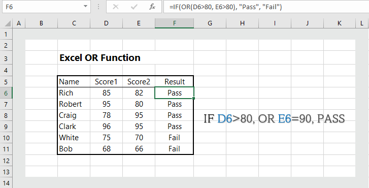 Excel Or Function 5 Examples Wikitekkee 0258