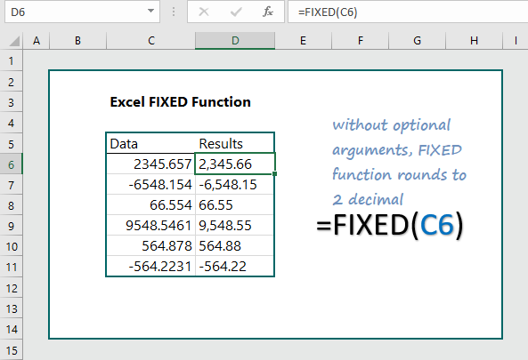 excel-fixed-function-5-practical-examples-wikitekkee