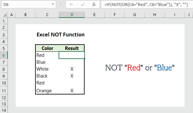 excel-not-function-5-examples-wikitekkee