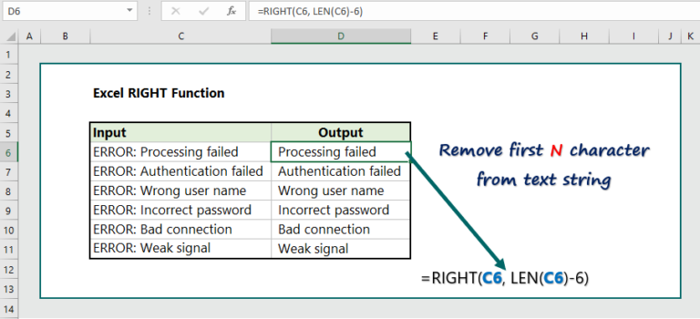 Extract Text After Character Excel Right