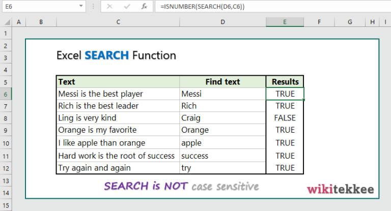 Excel Search Function 6 Practical Examples Wikitekkee 9930