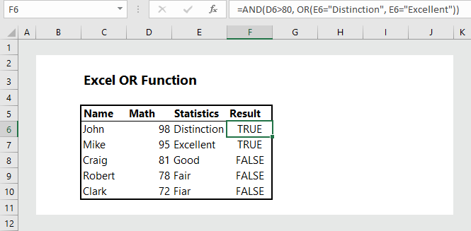 Excel Or Function 5 Examples Wikitekkee 0805