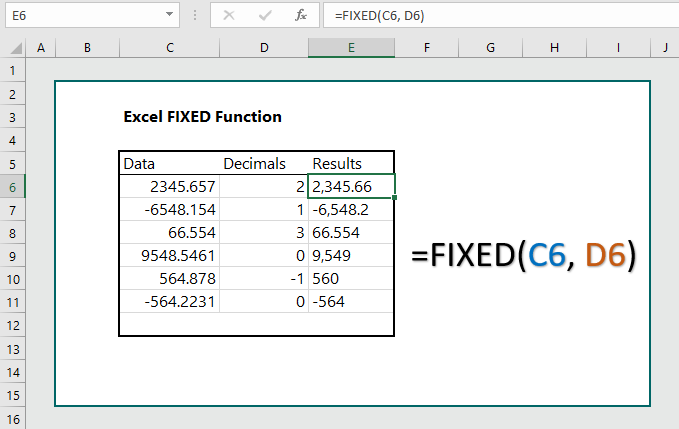 Excel Fixed Function 5 Practical Examples Wikitekkee 1548