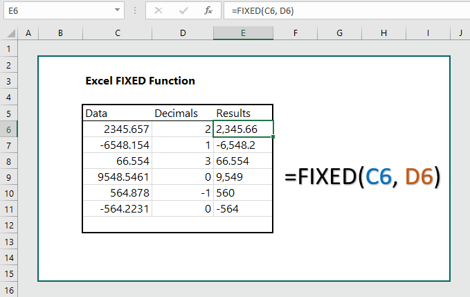 excel-fixed-function-5-practical-examples-wikitekkee