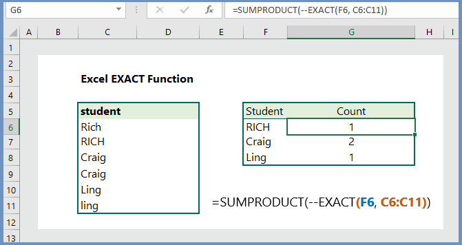 Excel Exact Function 5 Practical Examples Wikitekkee 