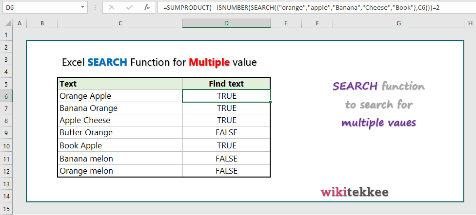 excel-search-function-multiple-values-3-examples-wikitekkee